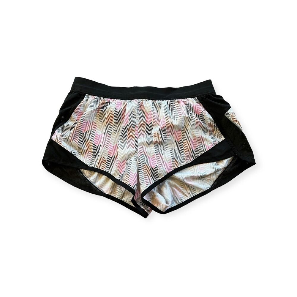 Victoria's Secret VSX Sport Running Shorts Womens Size Medium Geometric Athletic